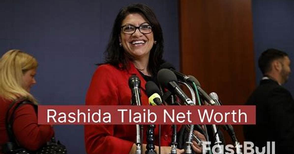 Rashida Tlaib Net Worth: How Much Is Rashida Tlaib Worth?