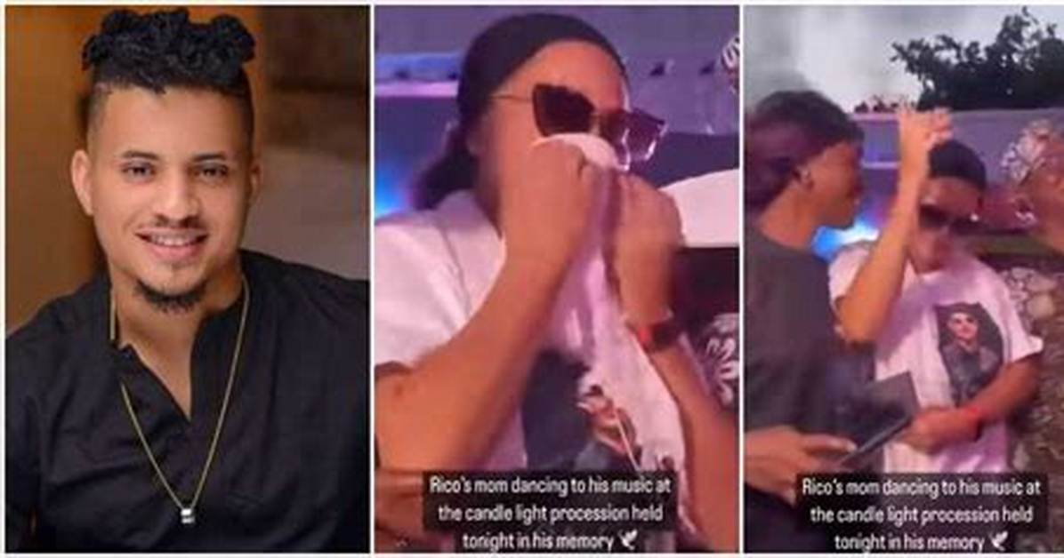 Rico Swavey’s Mother Captured Dancing to Her Son’s Song During His Tribute Ceremony