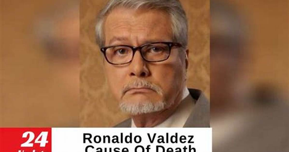 Ronaldo Valdez Death: How Did Ronaldo Valdez Die?