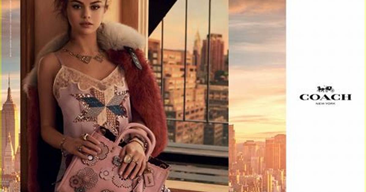 Selena Gomez Stars in Coach's 2018 Holiday Collection Campaign