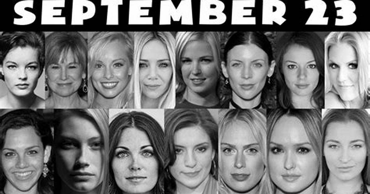 September 23 Famous Birthdays - All Famous Birthdays