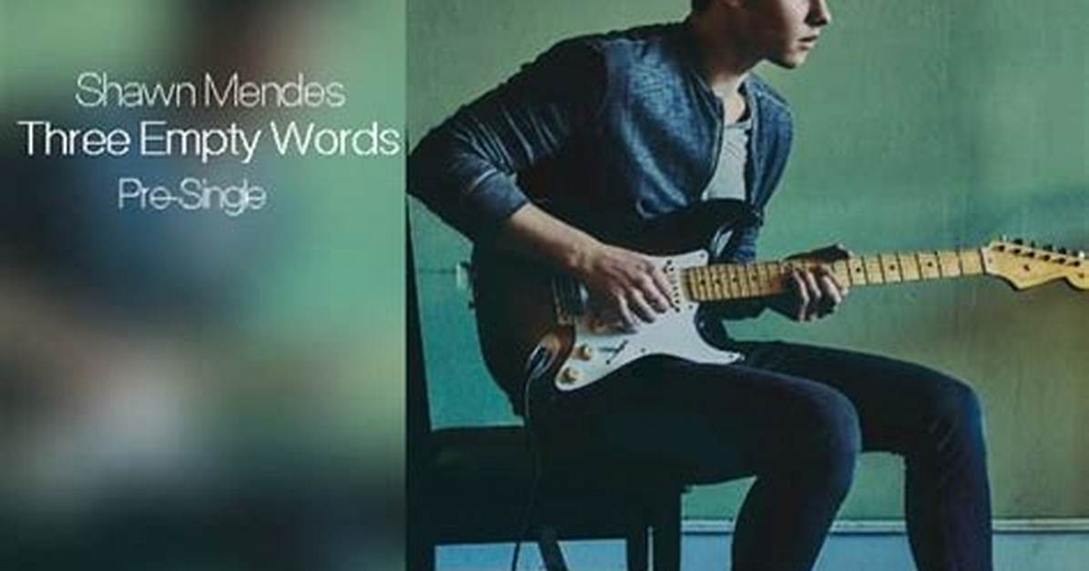 Shawn Mendes Teases "Three Empty Words"
