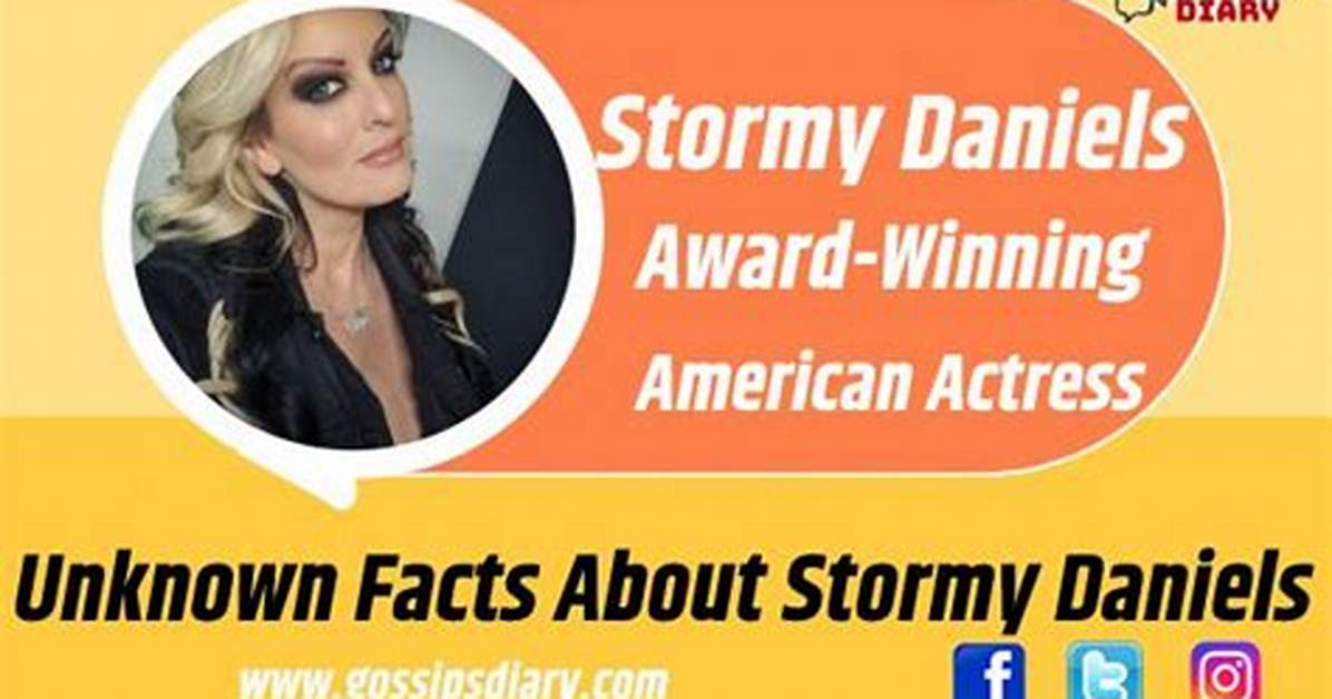 Stormy Daniels Bio, Age, Career, Net Worth, Family