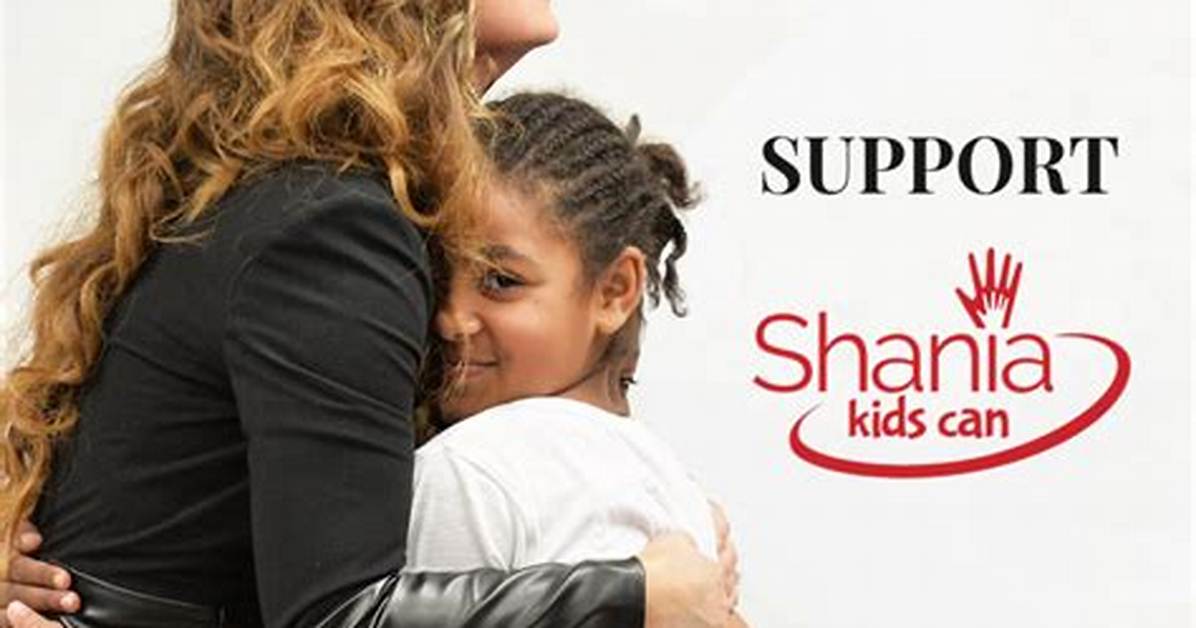 Support Shania Kids Can and Win the Chance to Meet Shania Twain in Australia