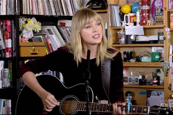 Taylor Swift Performs Acoustic Tiny Desk Concert for Npr
