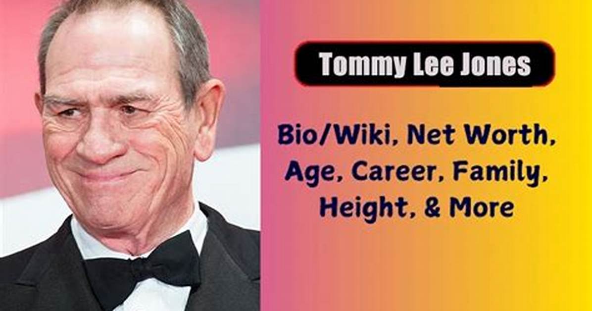 Tommy Lee Jones Net Worth, Age, Height, Bio, Birthday, Wiki!