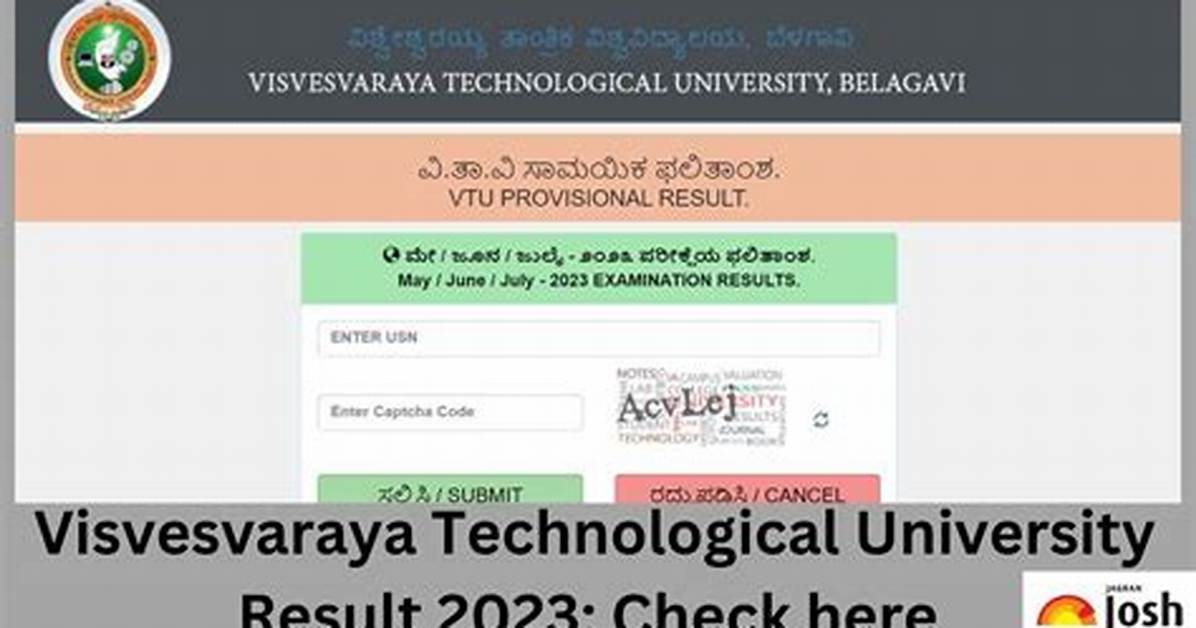 Vtu Result 2023 Vtu. Ac. in: All You Need to Know