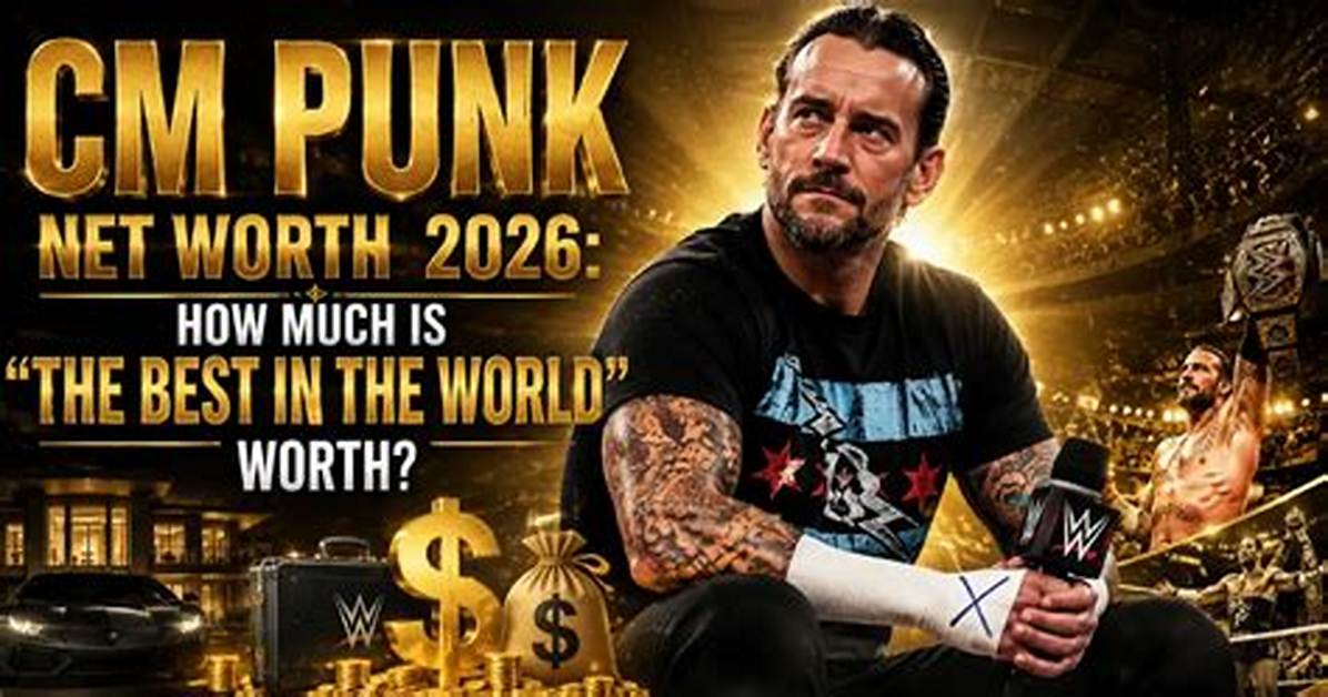 What Is Cm Punk’s Net Worth?