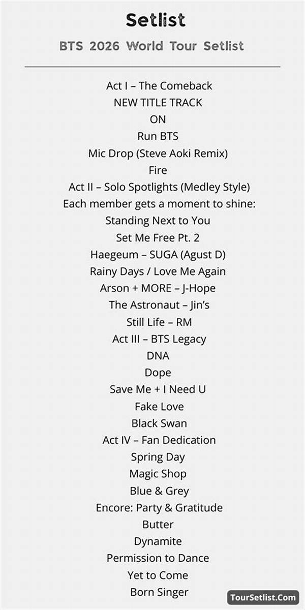 What Is the Setlist for Bts’s Ptd Seoul 2022 Concert? the Show’s Director Drops Hints