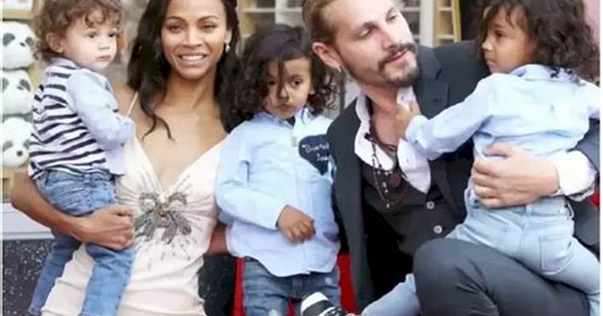 Zoe Saldana Children: Meet Bowie Ezio, Zen, and Cy Aridio